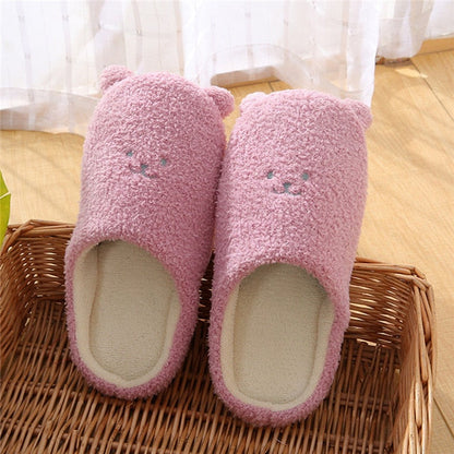 Schattige Warme Dieren Pantoffels Met Zachte Voering