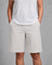 Dames Shorts met Hoge Taille, Zijzakken en Rechte Pijpen tot Kniehoogte Beige