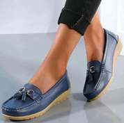 Comfort Instappers Met Kwastdetail En Lage Sleehak