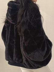 Bomber oversize femme avec doublure polaire