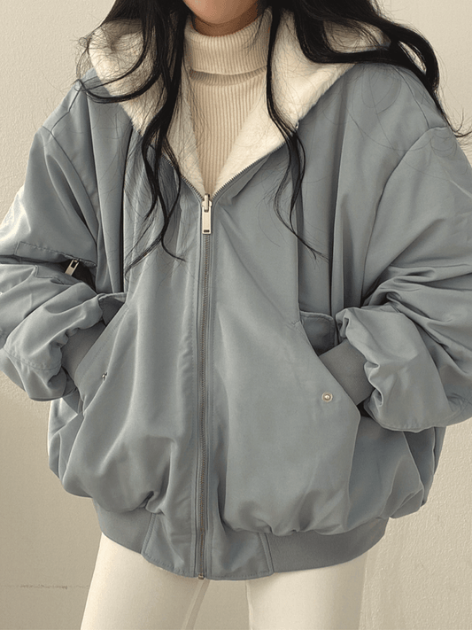 Teddy bomberjack voor vrouwen | Oversized