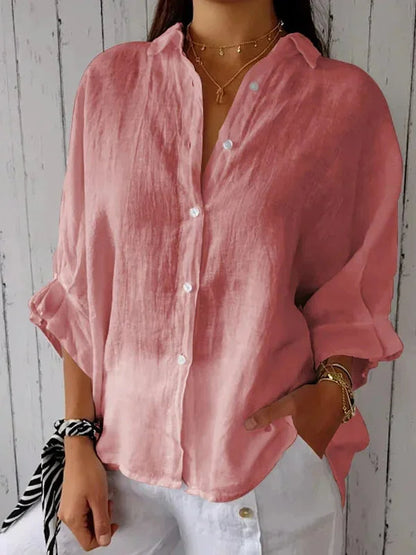 Maëlle - Stijlvolle linnen dames blouse