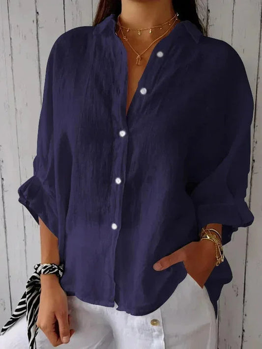 Maëlle - Stijlvolle linnen dames blouse