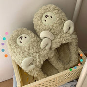 Cute Warm Animal Slippers with Soft Lining
