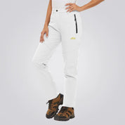 Pantalon de sport et randonnée d'hiver imperméable pour femmes avec doublure polaire