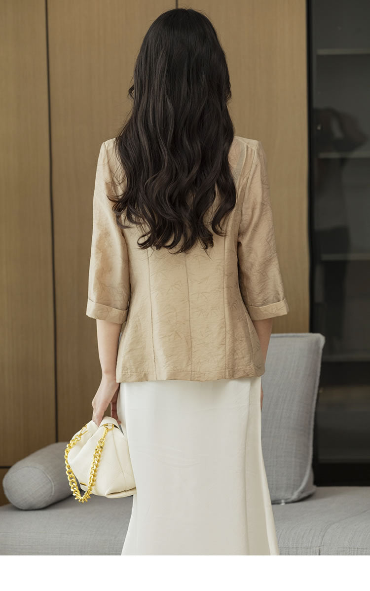 Jinte - Blazer met driekwart mouwen