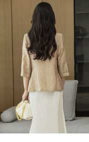 Jinte - Blazer met driekwart mouwen