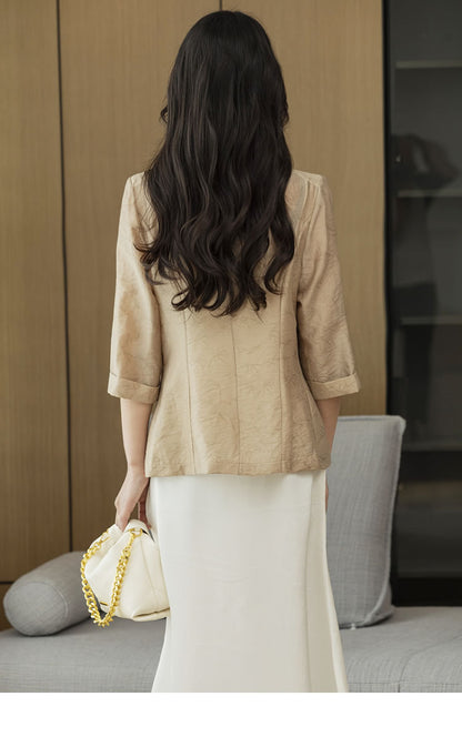 Jinte - Blazer met driekwart mouwen