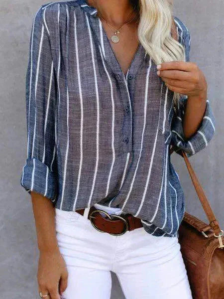 Avalon - Trendy gestreepte blouse