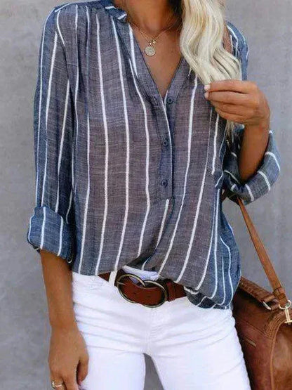 Avalon - Trendy gestreepte blouse