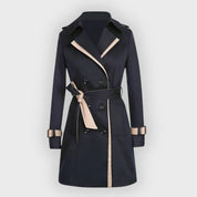 FAUSTINE - WATER REPELLENT LONG TRENCH COAT 2
