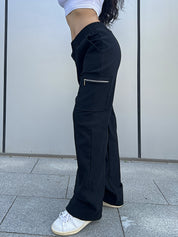 Comfortabele Cargo Broek Voor Dames Met Elastische Taille