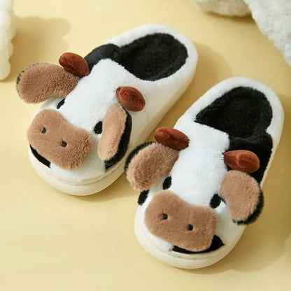 Schattige Warme Dieren Pantoffels Met Zachte Voering