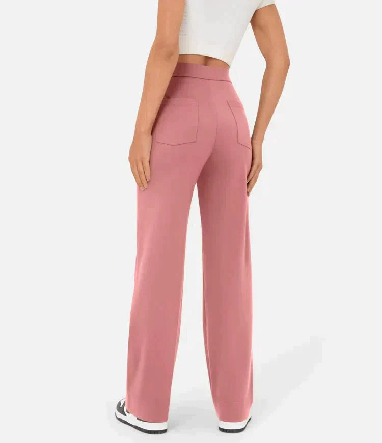 Stylish High-Waisted Wide-Leg Pants