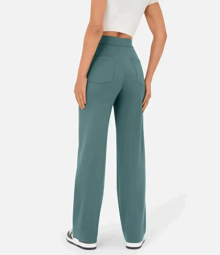 Stylish High-Waisted Wide-Leg Pants