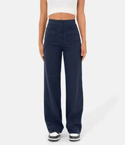 Stylish High-Waisted Wide-Leg Pants