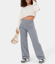 Stylish High-Waisted Wide-Leg Pants