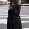 HONORINE - HIGH COLLAR LONG BUTTON COAT 2