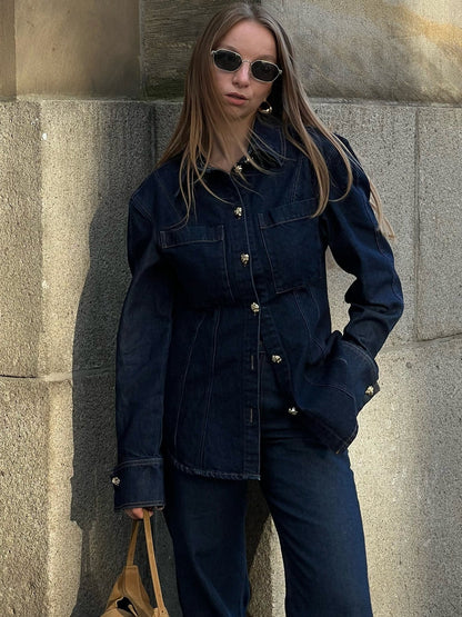 Nika - Denim Co-ord Set