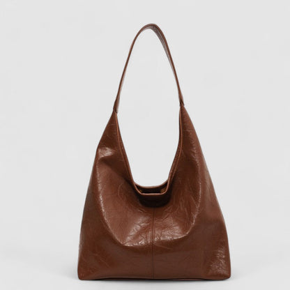 Vintage Leren Tote Shopper