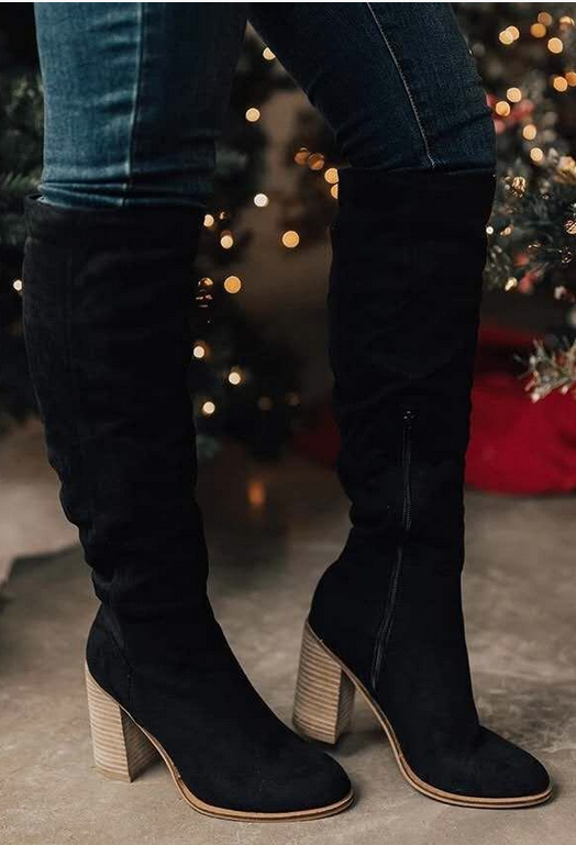 Vrouwen Winter Hoge Laarzen met Hakken