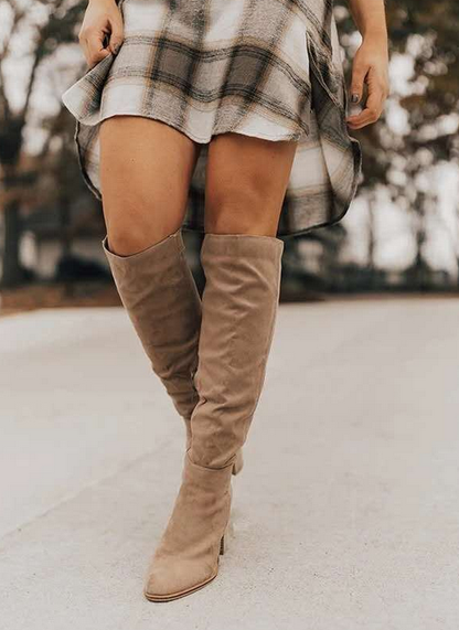 Vrouwen Winter Hoge Laarzen met Hakken