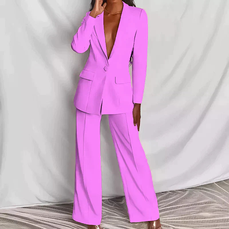Fenna - Elegant pak met blazer en broek