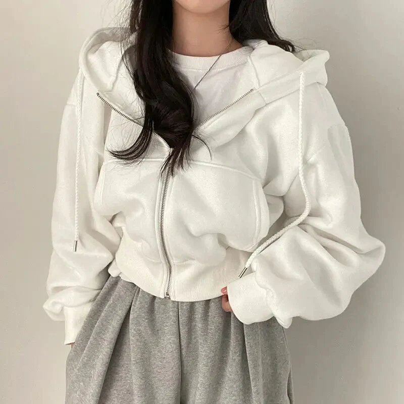 Gilet Court Oversize Doux pour Femme