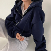 Gilet Court Oversize Doux pour Femme