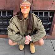 Manteau oversize en suède pour femme, élégant, avec col et fermeture à boutons-pression