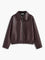 JOSETTE - OVERSIZED FAUX LEATHER JACKET WITH ELASTICATED HEM 1