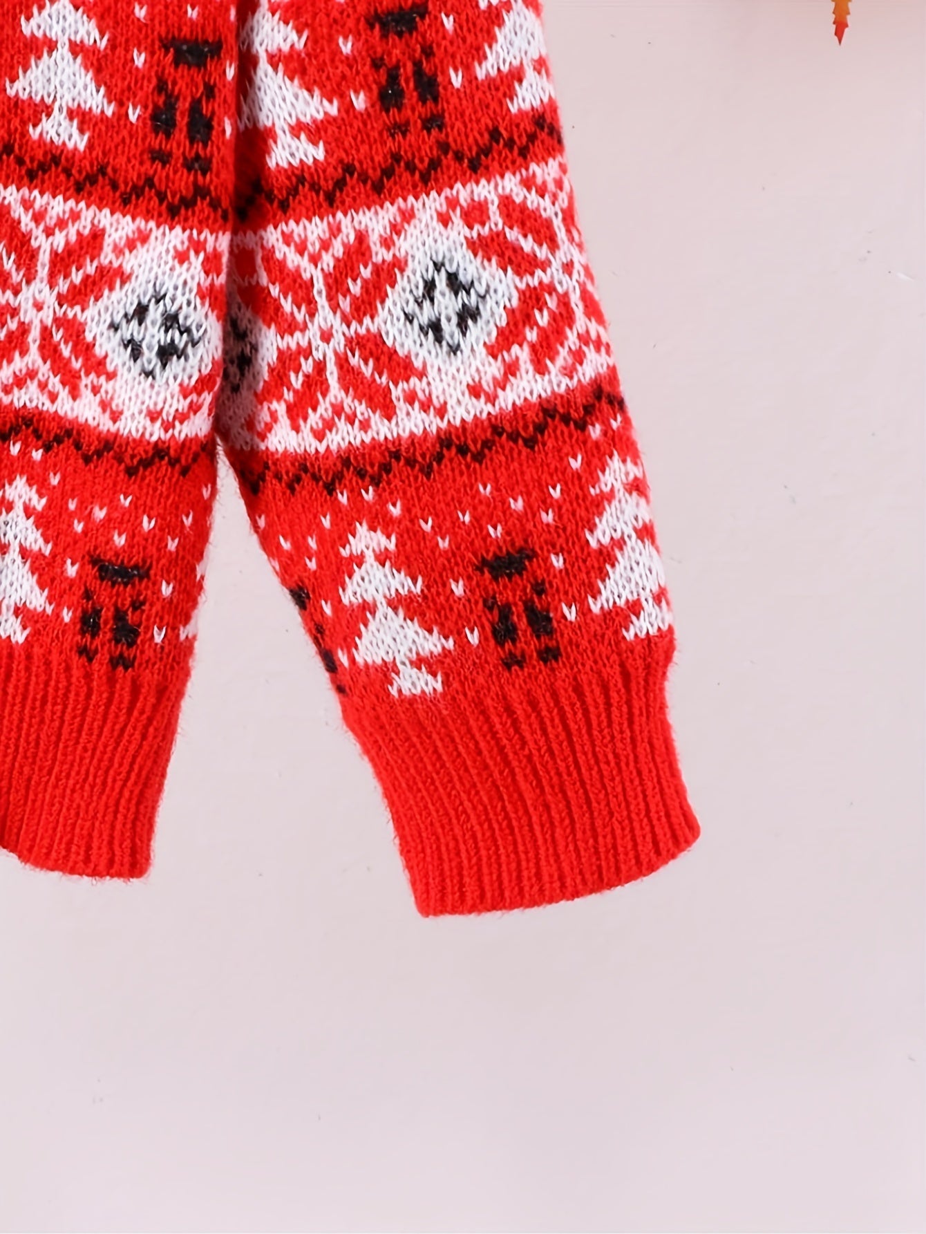 Dames Vrolijke Kersttrui met Rendierprint en Ronde Hals