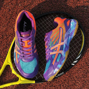 Women's Indoor Sports Shoes with Lace-Up Closure and Grip Sole