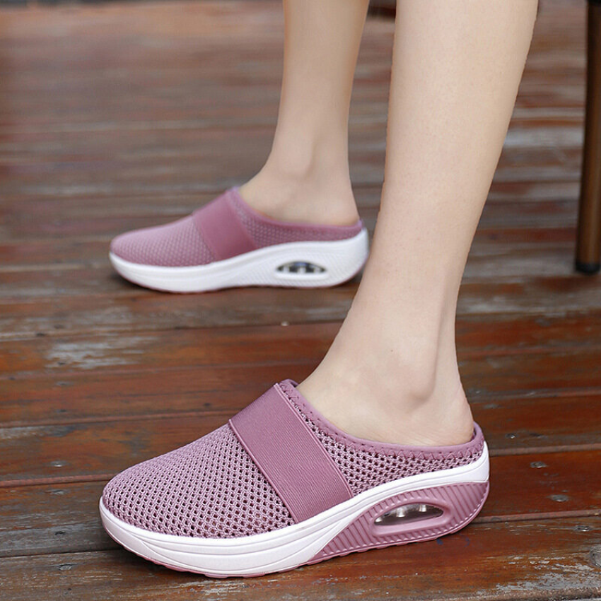 Orthopedic Slip-On Shoes With Breathable Mesh For Women