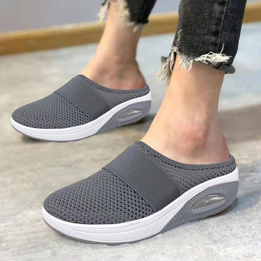 Orthopedic Slip-On Shoes With Breathable Mesh For Women