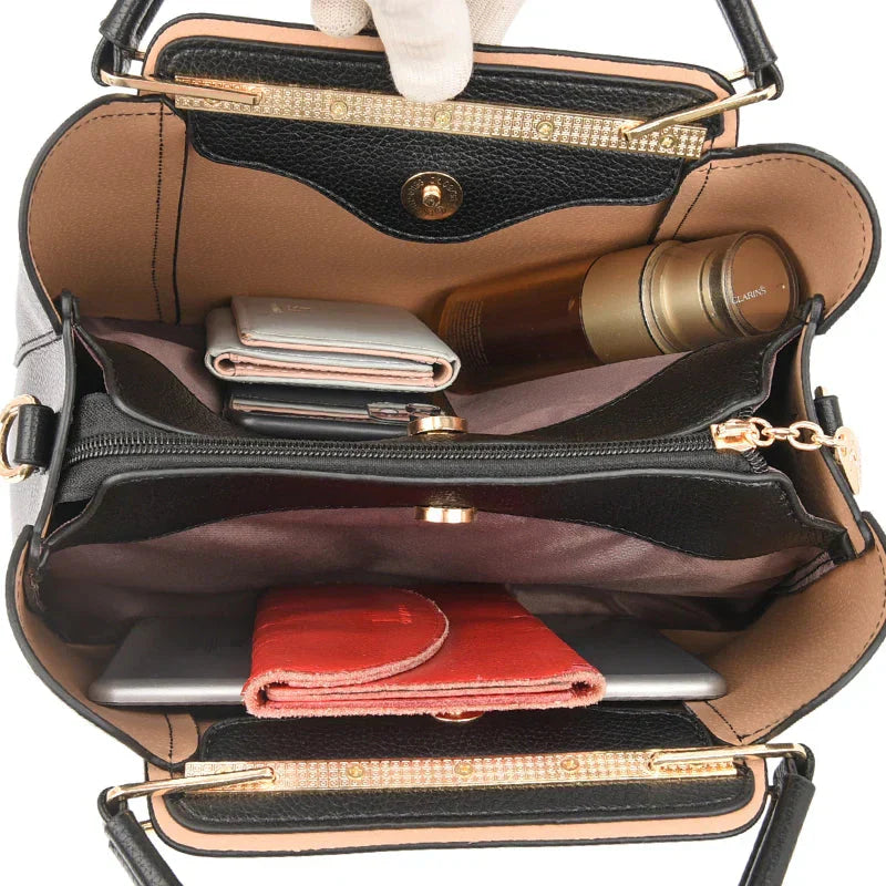 Sac à main de luxe pour femmes avec détails raffinés et design intemporel