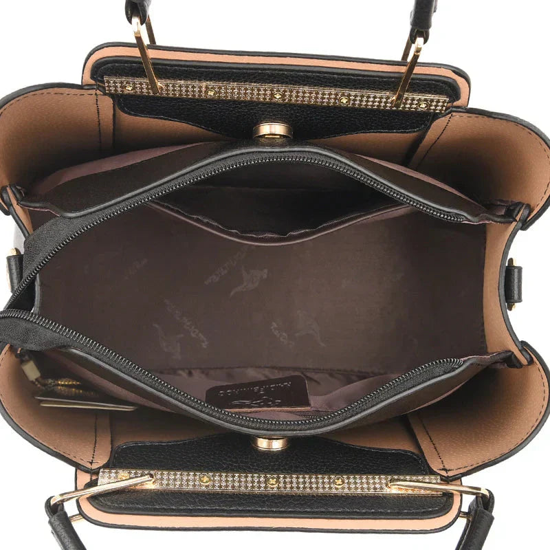Sac à main de luxe pour femmes avec détails raffinés et design intemporel