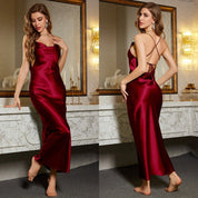 Elegant Women's Maxi Evening Dress Gala Open Back