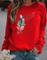 Sweatshirt Drinna hivernal pour femme avec détails plume, coupe confortable et doublure douce adaptée aux journées froides.
