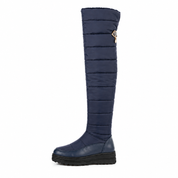 Dames Warme Overknee Snowboots met Bontvoering en Rits