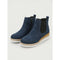 Dames Trendy Platform Enkellaarzen met Sleehak en Rits