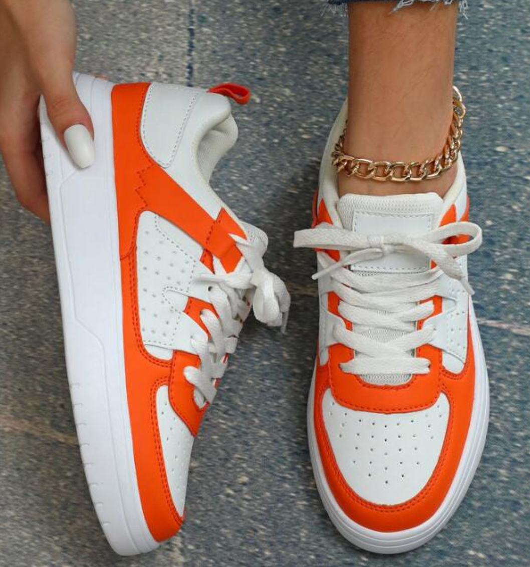 Trendy Dames Sneakers Met Comfortabele Pasvorm Voor Elke Dag