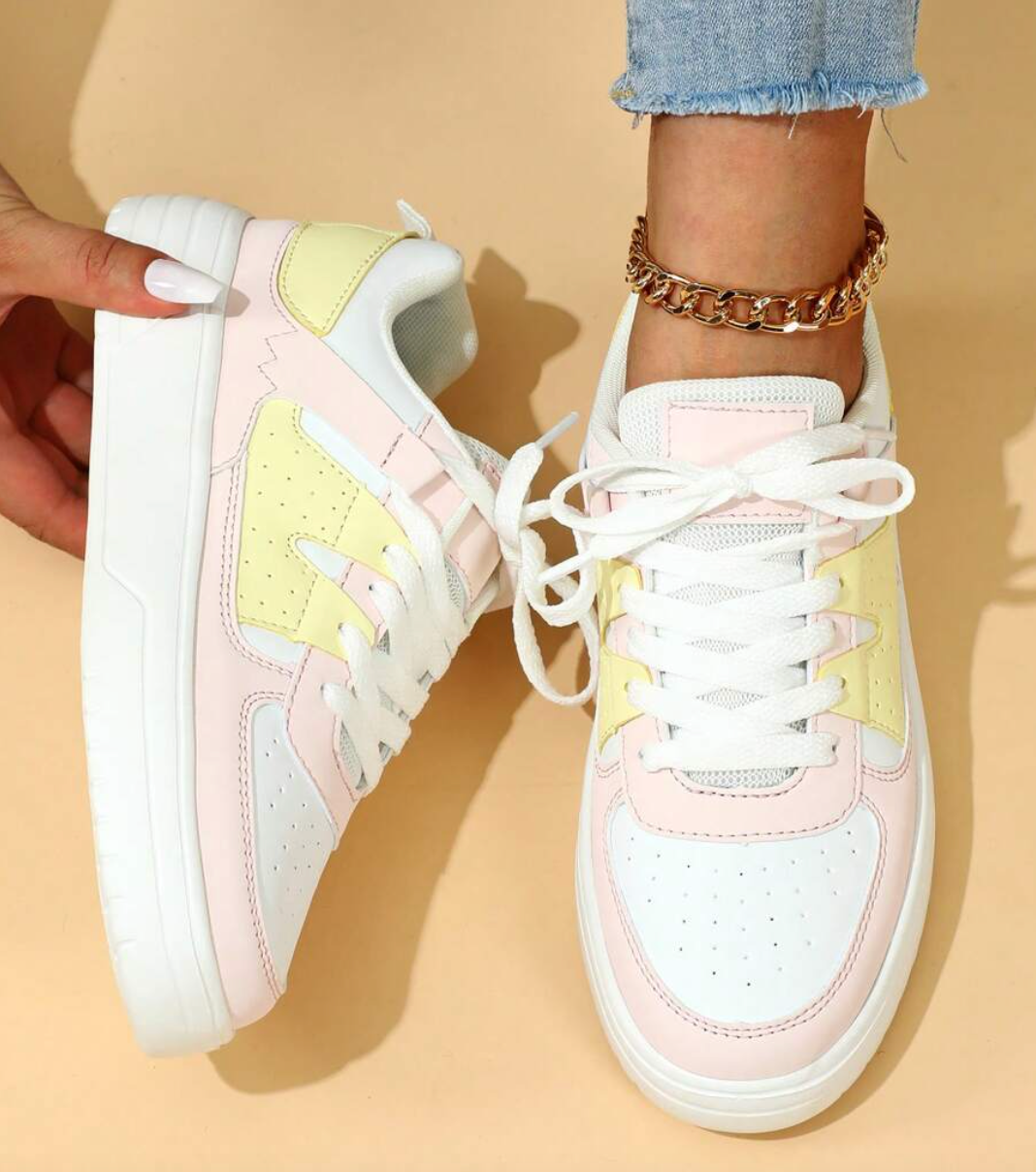 Trendy Dames Sneakers Met Comfortabele Pasvorm Voor Elke Dag