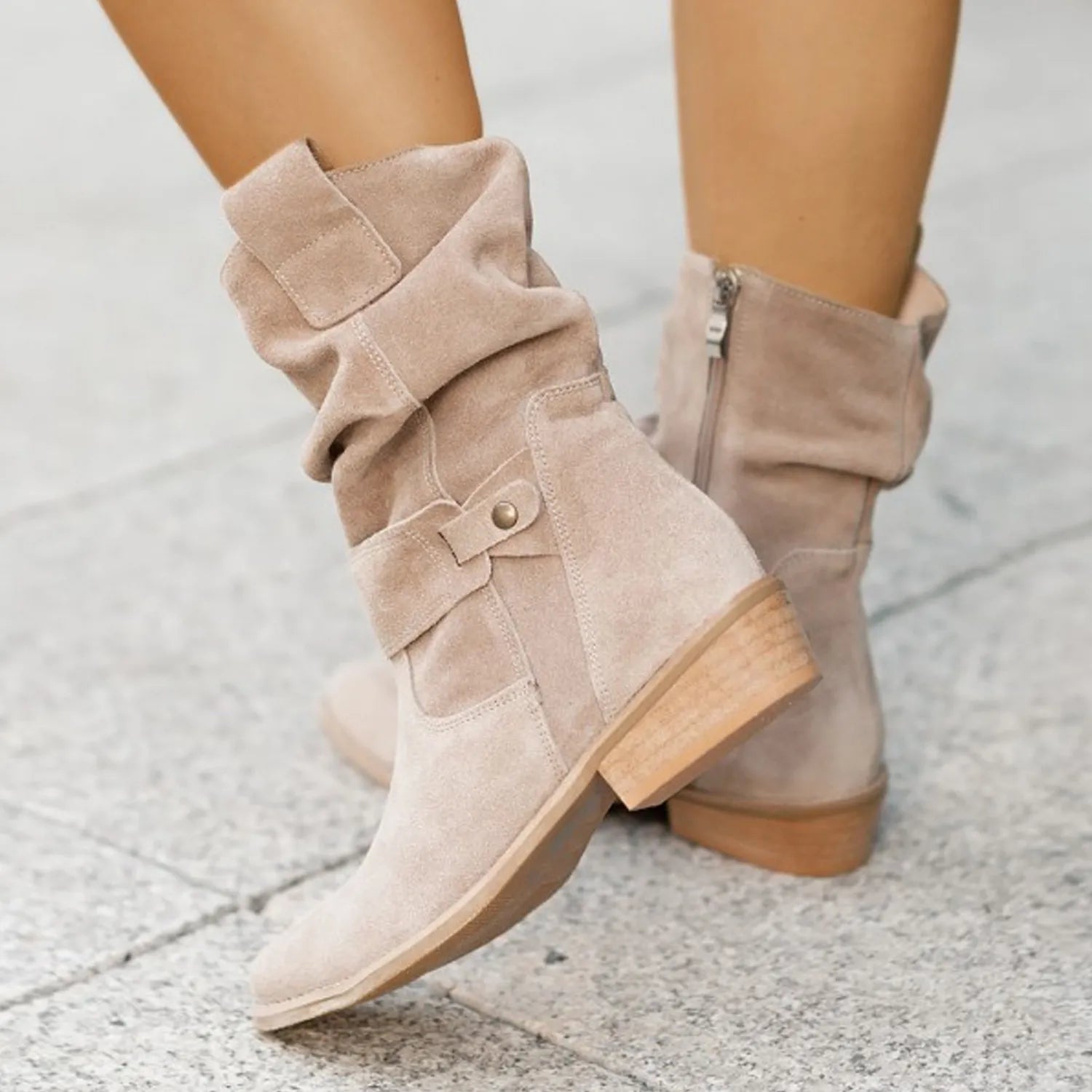 Ivana - Bottines en daim