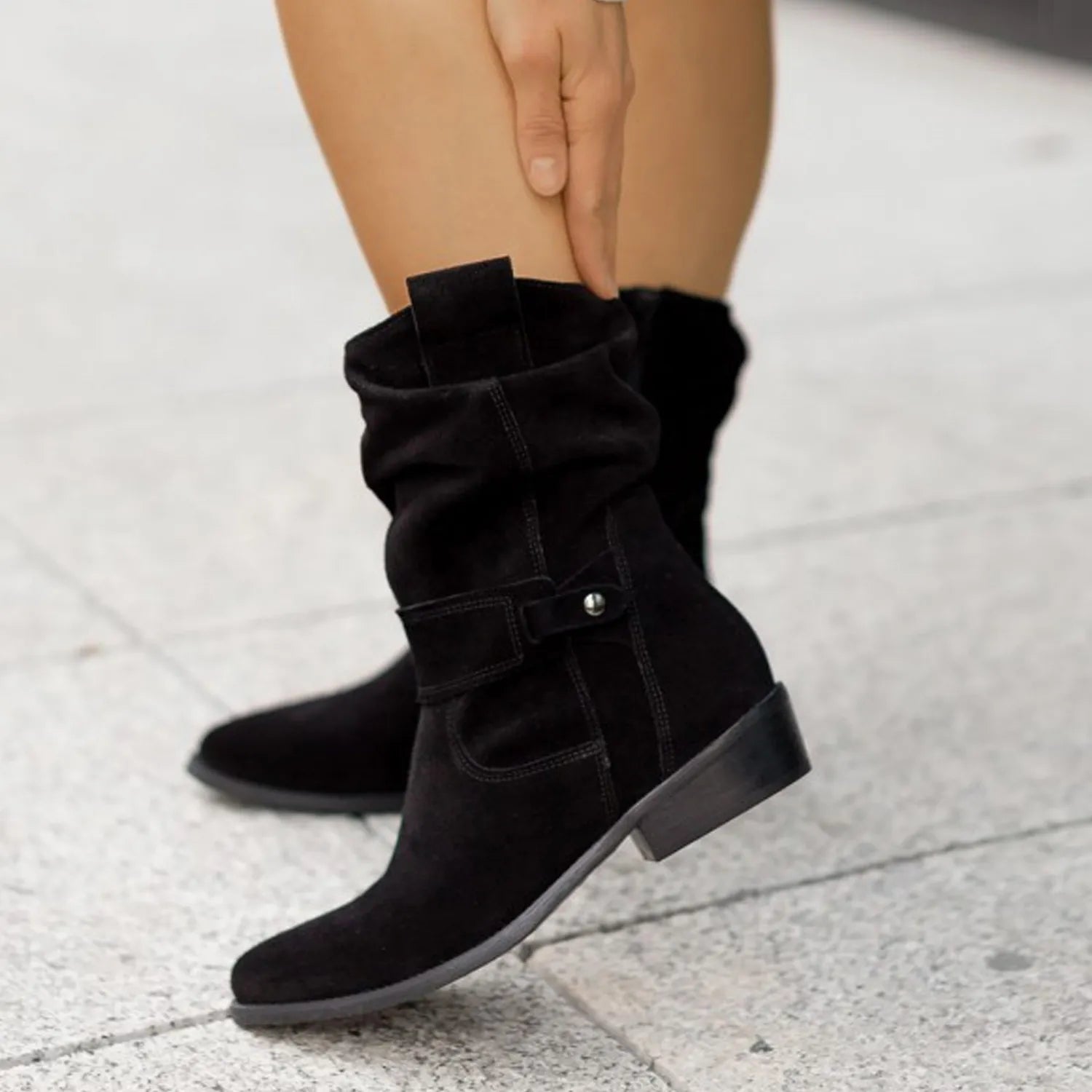 Ivana - Bottines en daim