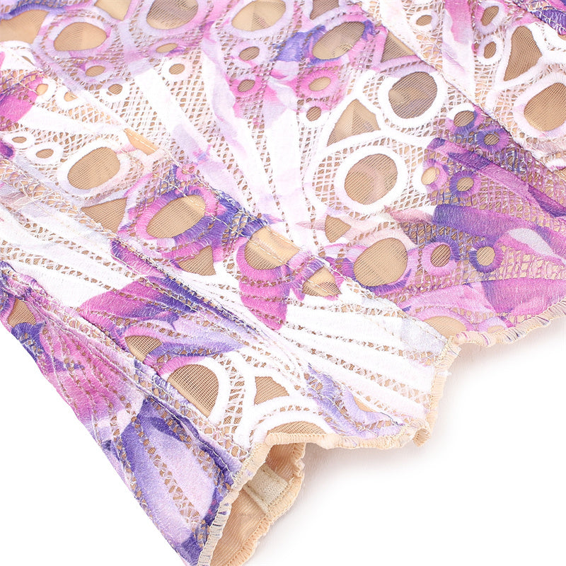 Stylish Women's Strapless Corset Top with Lace