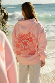 Melina - Sweat à capuche oversize imprimé