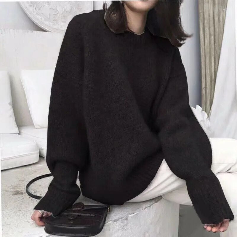 Knitted Oversized Sweater Warm and Soft for Women