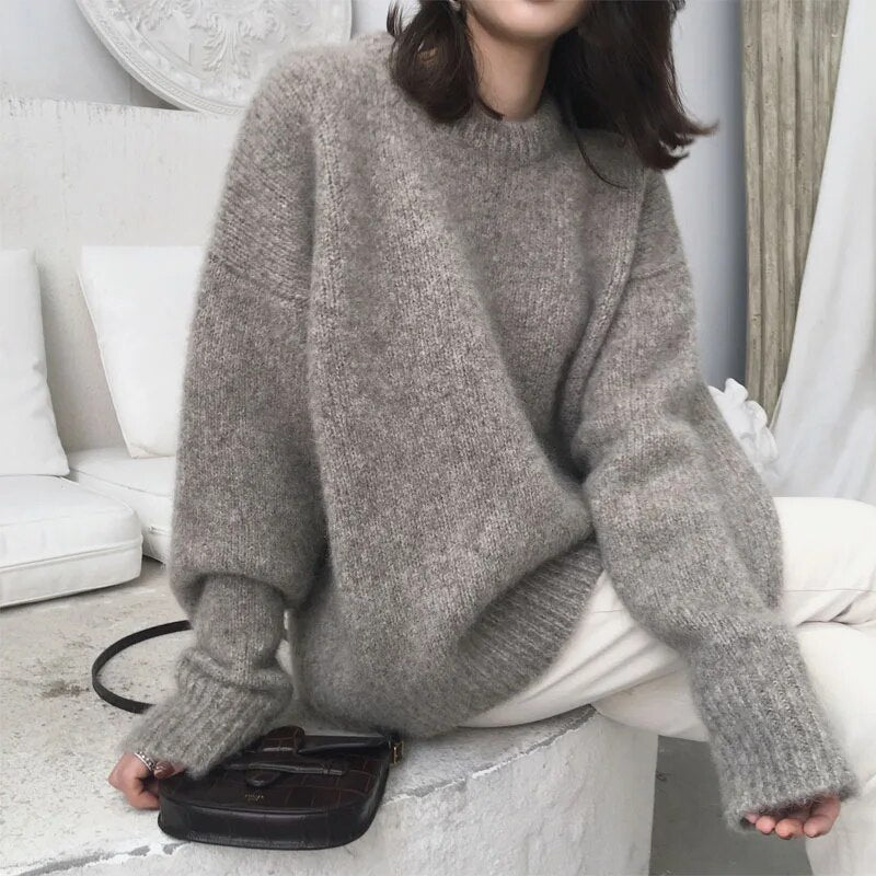 Knitted Oversized Sweater Warm and Soft for Women