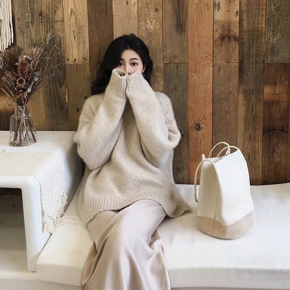 Gebreide Oversized Trui Warm en Zacht voor Dames